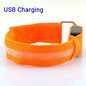 Night Running Armband LED Light USB Rechargeable Safety for Cycling Runners
