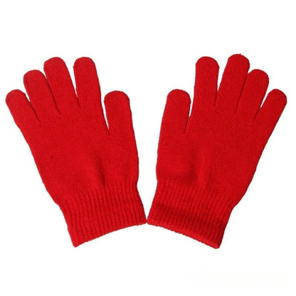 2pc Funny Christmas Beanie Hat Gloves Unisex Winter Knit Costume Accessories