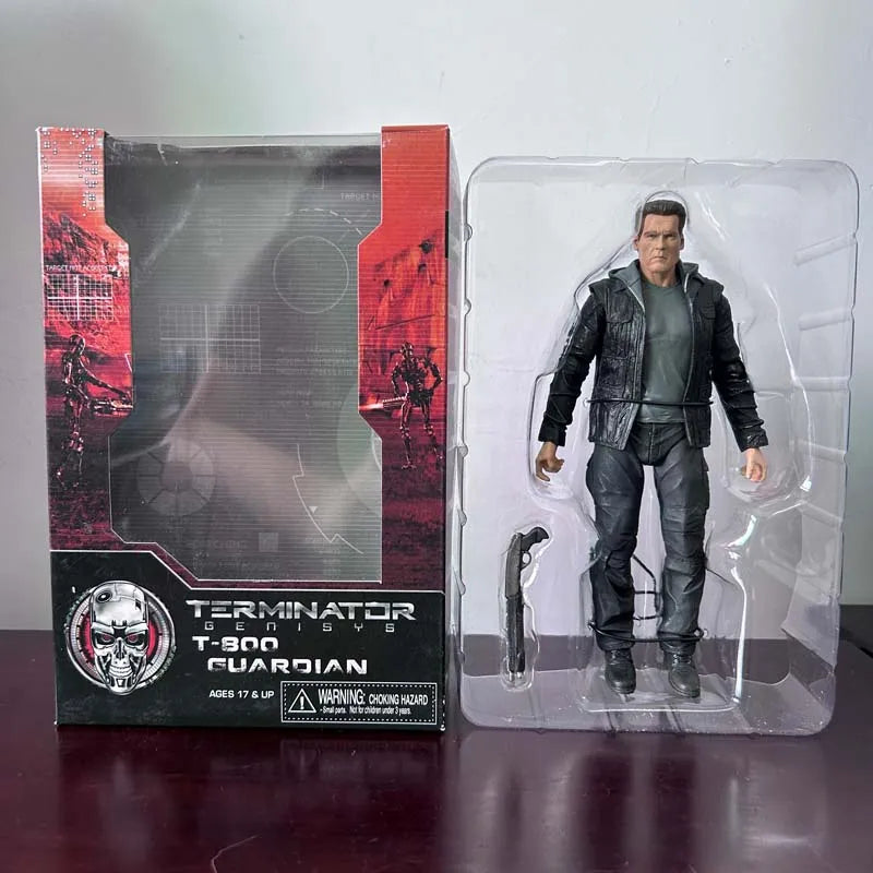 NECA Figure The Terminator Genisys T-800 Guardian The Terminator Endoskeleton Action Figure Model Toys Joint Movable Doll Gift-EXPROTAS