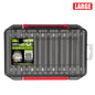 Samolla Tackle Box Double-Sided Compact Fishing Storage for Lures & Baits