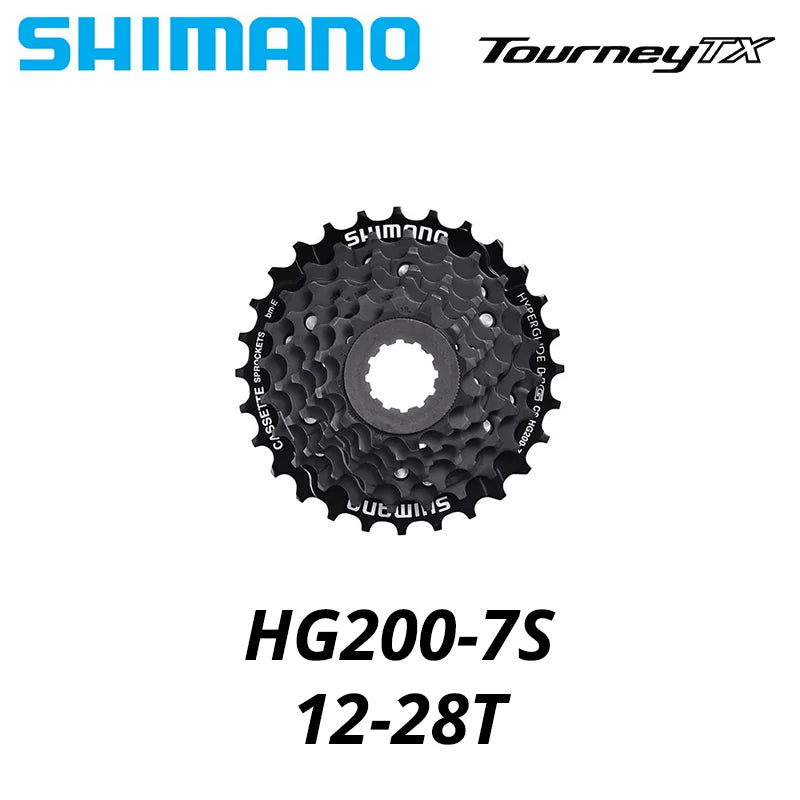 Shimano CS-HG200 7/8-Speed HG Cassette 12-28T to 12-32T MTB