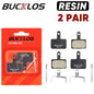 BUCKLOS Resin Disc Brake Pads for Shimano B01S B03S B05S MTB Hydraulic Bike