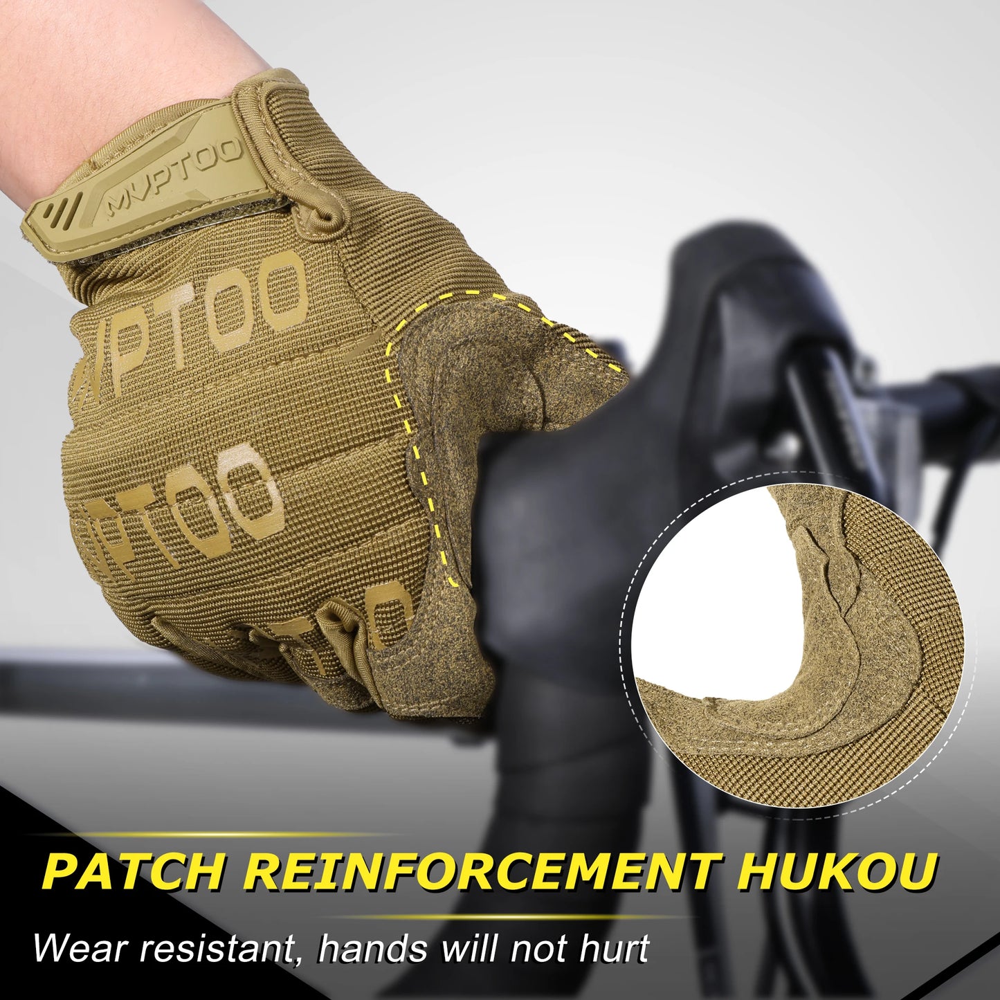 Tactical Gloves Full Finger Army Military Touch Screen Knuckle Protection