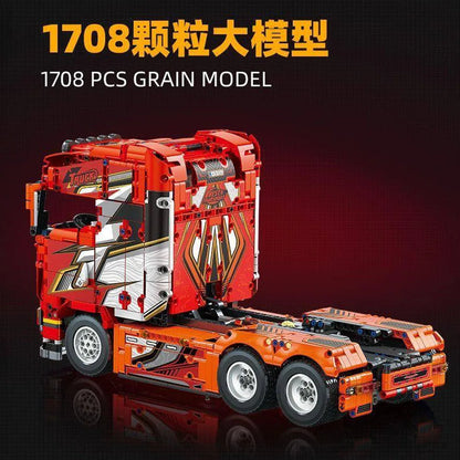 Technic JJ9070 MOC Building Block bricks model toy Sca Tractor Truck gifts collect Christmas 1708pcs-EXPROTAS