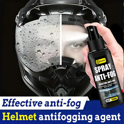 Motorcycle Helmet Anti-Fog Spray 50ml - Prevent Fogging & Enhance Visibility