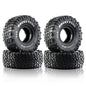 120mm Crawler Tire 1.9 for Axial SCX10 RC 4x Rubber Wheels Rims