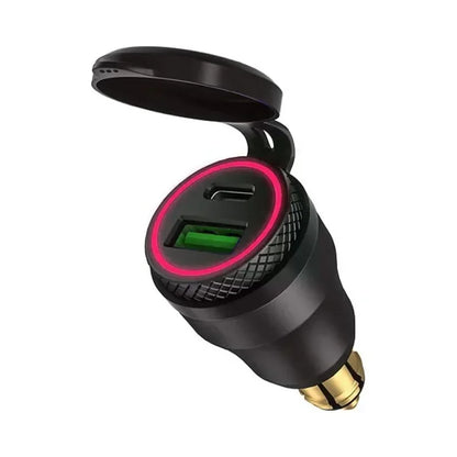 Motorcycle Waterproof Charger 30W USB Hella DIN Plug PD for BMW Ducati Triumph