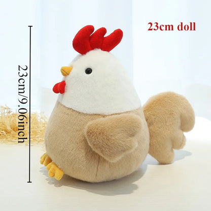Fur Chicken Plush Bag Funny Ugly Hen Shape Handbag Satchel Purse for Women