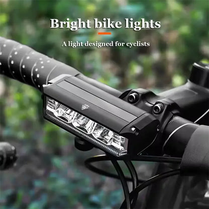 Rechargeable Bike Light 1800LM USB LED Front Rear Waterproof Ebike Lamp