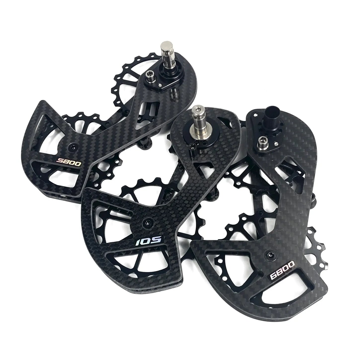 LTWOO Bicycle Ceramic Bearing Speed Carbon Fiber Pulley Wheel Rear Derailleurs Guide Wheel for Shimano 105/UT/Ultegra/DURA ACE-EXPROTAS