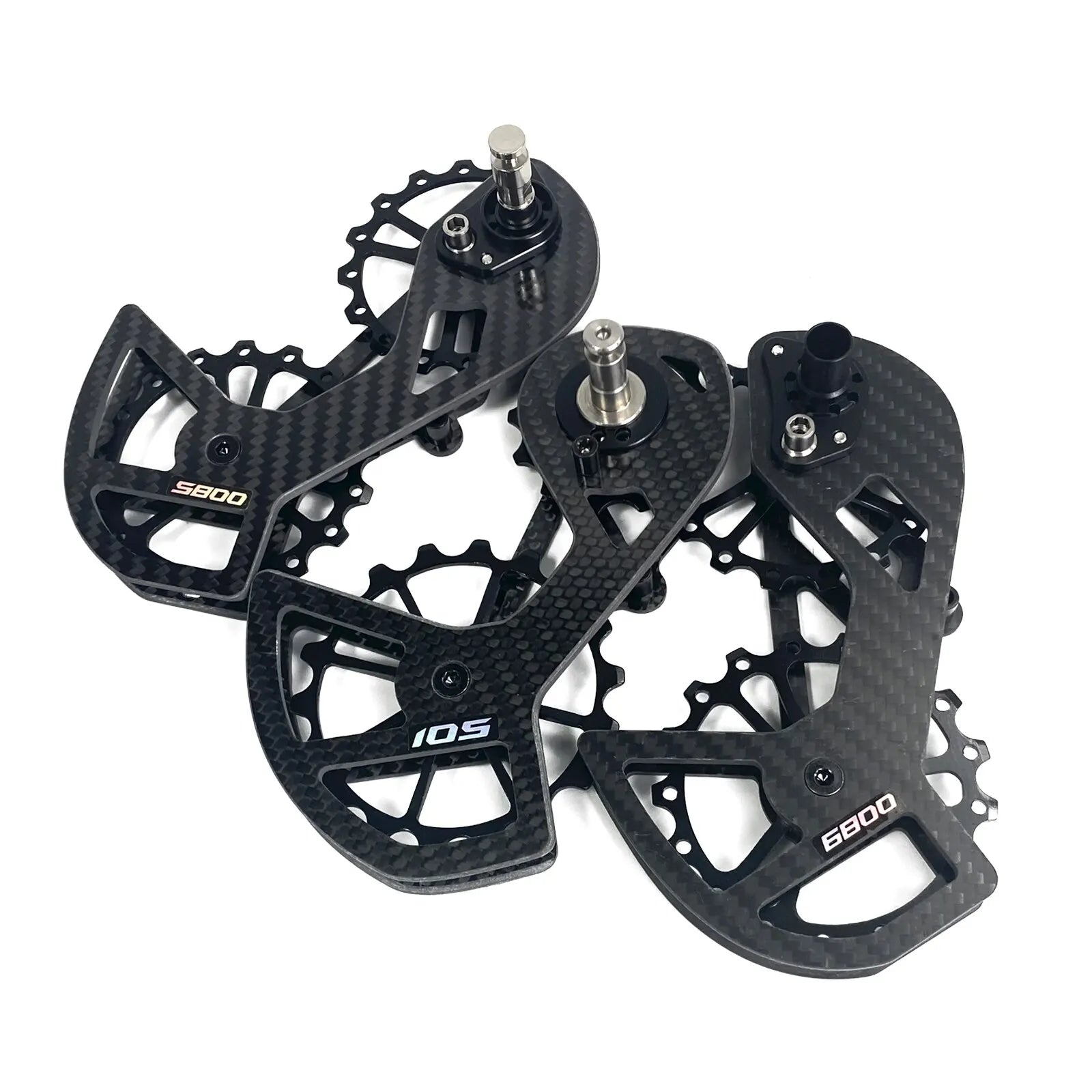 LTWOO Bicycle Ceramic Bearing Speed Carbon Fiber Pulley Wheel Rear Derailleurs Guide Wheel for Shimano 105/UT/Ultegra/DURA ACE-EXPROTAS