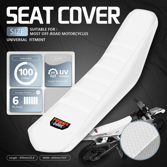 Soft Waterproof Ribbed Seat Cover by Powerzone for SXF EXC KXF CRF Bikes