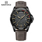 NAVIFORCE Men Casual Sport Military Quartz Calendar Wrist Watch for Man Business Leather Waterproof Male Clock Relogio Masculino-EXPROTAS