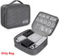 Digital Electronic Organizer Waterproof Portable USB Cable Storage Bag