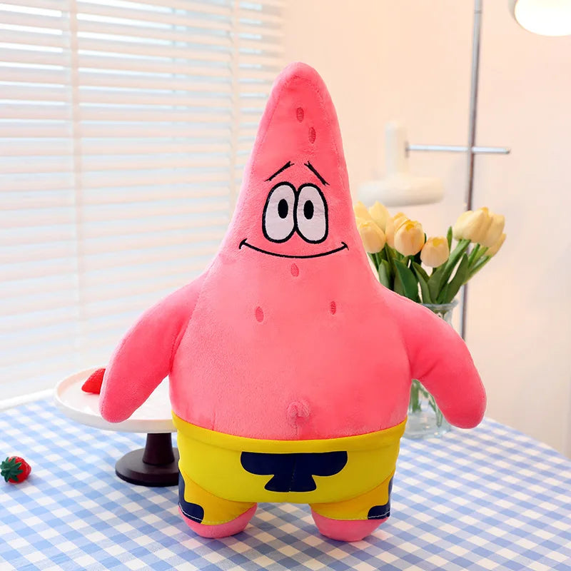 35cm SpongeBob Patrick Star Plush Stuffed Animals Bag for Kids Toys