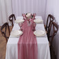 Chiffon Table Runner Wedding Event Decor Various Colours Home Runners