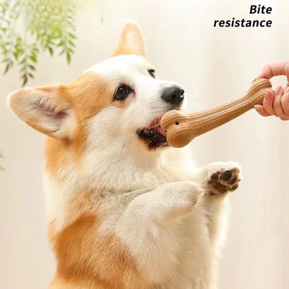 Bite Resistant Dog Chew Toy Bone Shape Molar Teeth Cleaning Stick Durable Pet