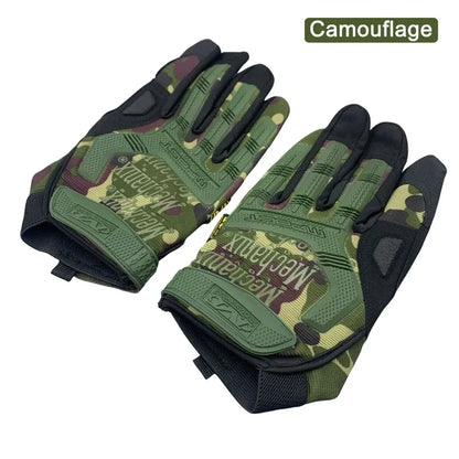 Full Finger Gloves Black Protective Work Cycling Mittens 1 Pair EXPROTAS