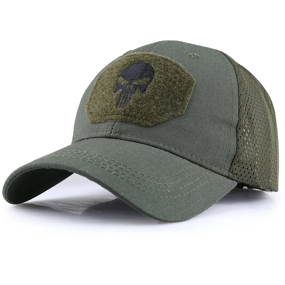 Sun Protection Baseball Cap Outdoor UV Fishing Hat Breathable Camo Men