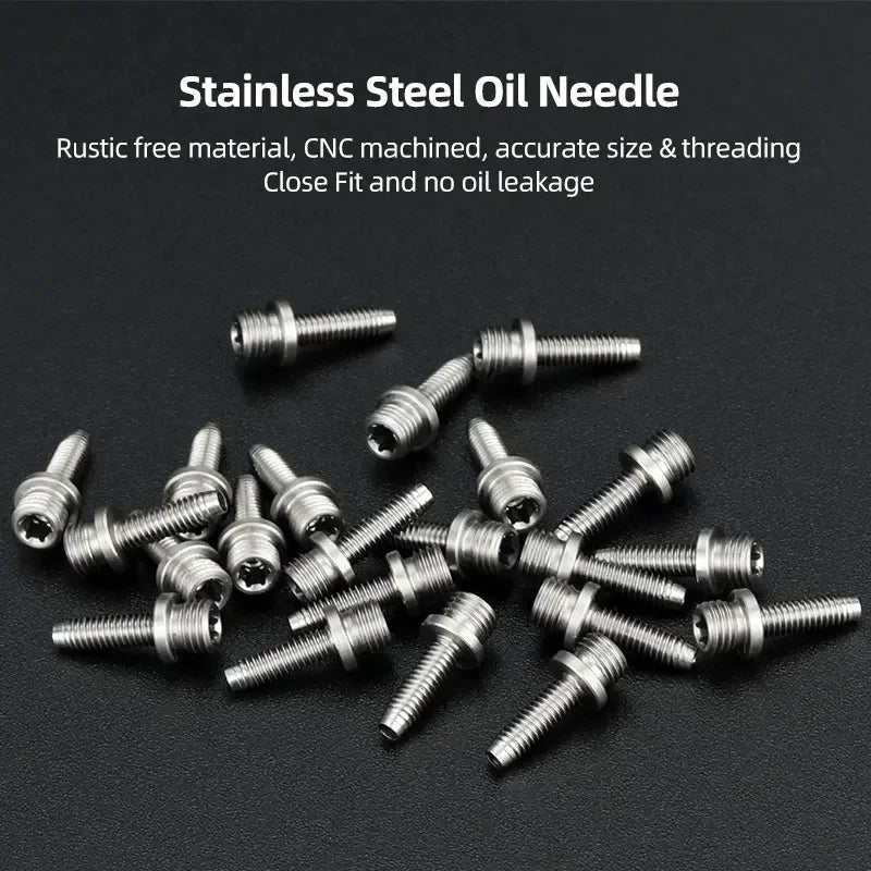 10 Bicycle Hydraulic Disc Brake Hose Inserts Quick Install Oil Needle