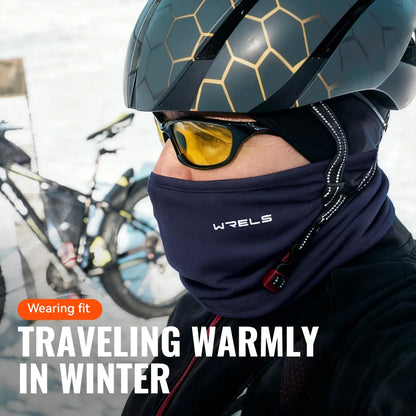 Winter Neck Gaiter Scarf Face Cover Fleece Windproof for Men Women