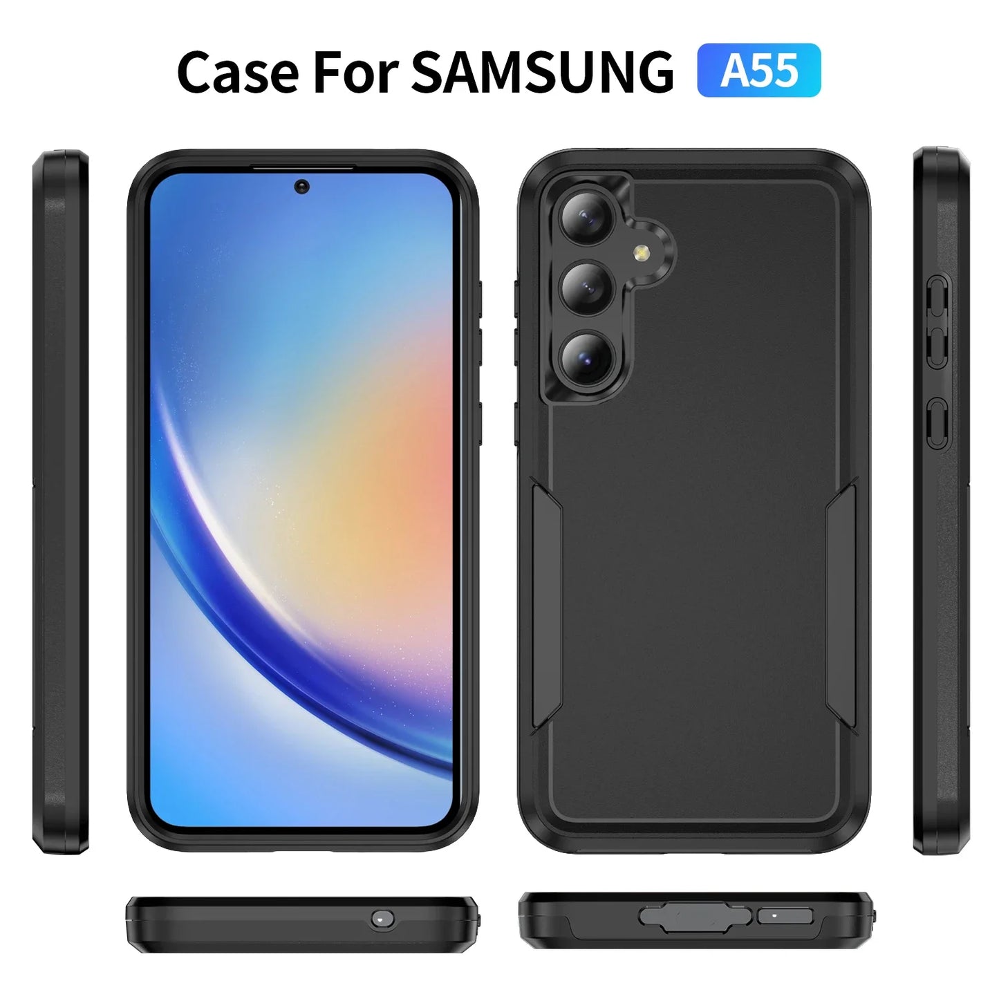 Shockproof Armour Phone Case for Samsung Galaxy A05S A14 A54 A35 A32 A52