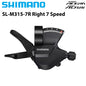 Shimano SL-M315 Rapidfire Plus Trigger Shifter with Cable 2/3x7/8 Speed Options