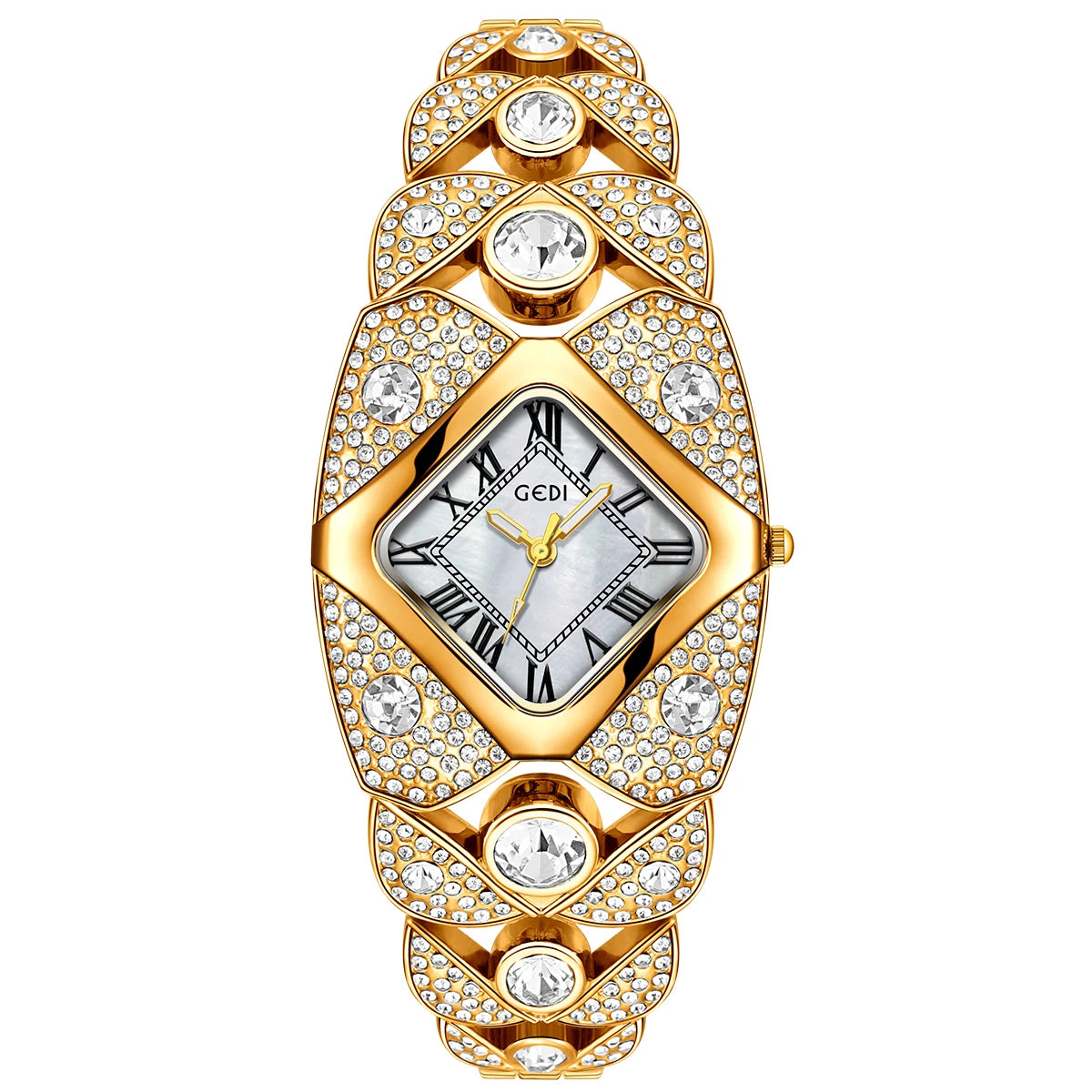 Women’s Luxury Diamond Bracelet Watch 2025 Fashion Waterproof Quartz Wristwatch Gift