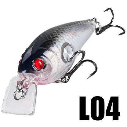 SeaKnight SK003 10g 55mm Crankbait Lure, Floating Deep Diving Wobbler for Saltwater Fishing