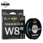 SeaKnight W8 II 500M PE Braided Fishing Line 8 Weaves Si+ Coating Salt Fresh