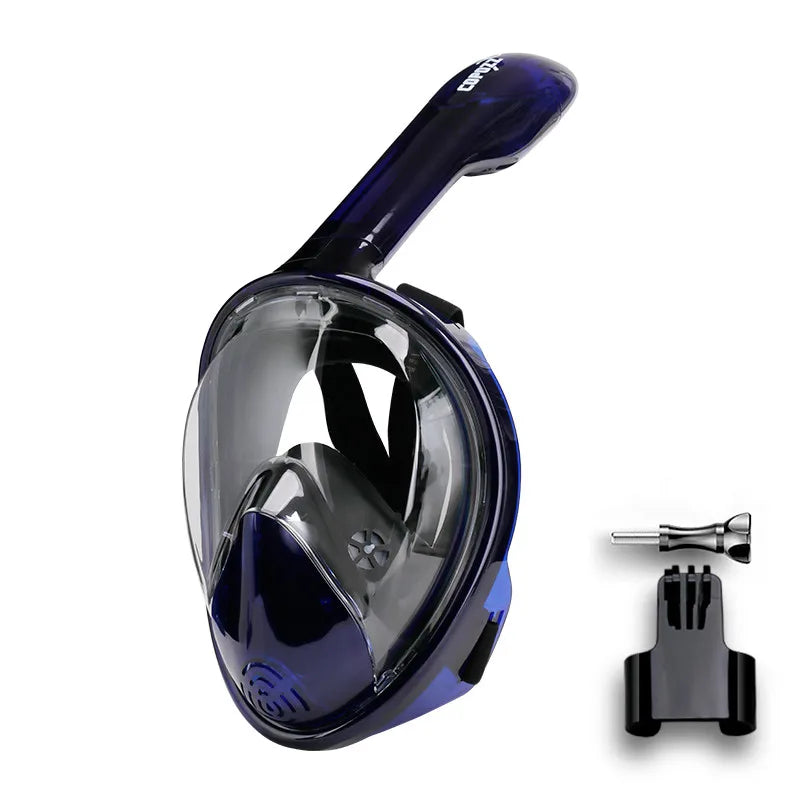 COPOZZ Professional Snorkeling Diving Mask Underwater Scuba Full Face Snorkel Mask Anti Fog Goggles for Adult Swimming Equipment-EXPROTAS