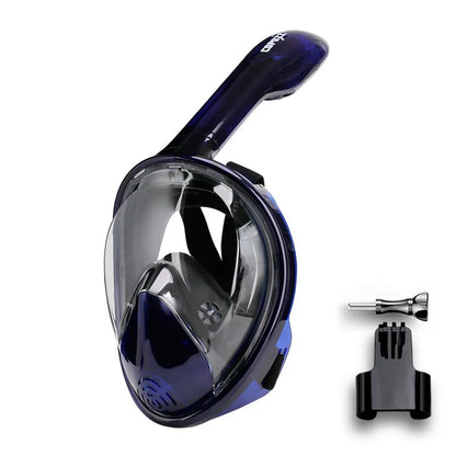 COPOZZ Professional Snorkeling Diving Mask Underwater Scuba Full Face Snorkel Mask Anti Fog Goggles for Adult Swimming Equipment-EXPROTAS