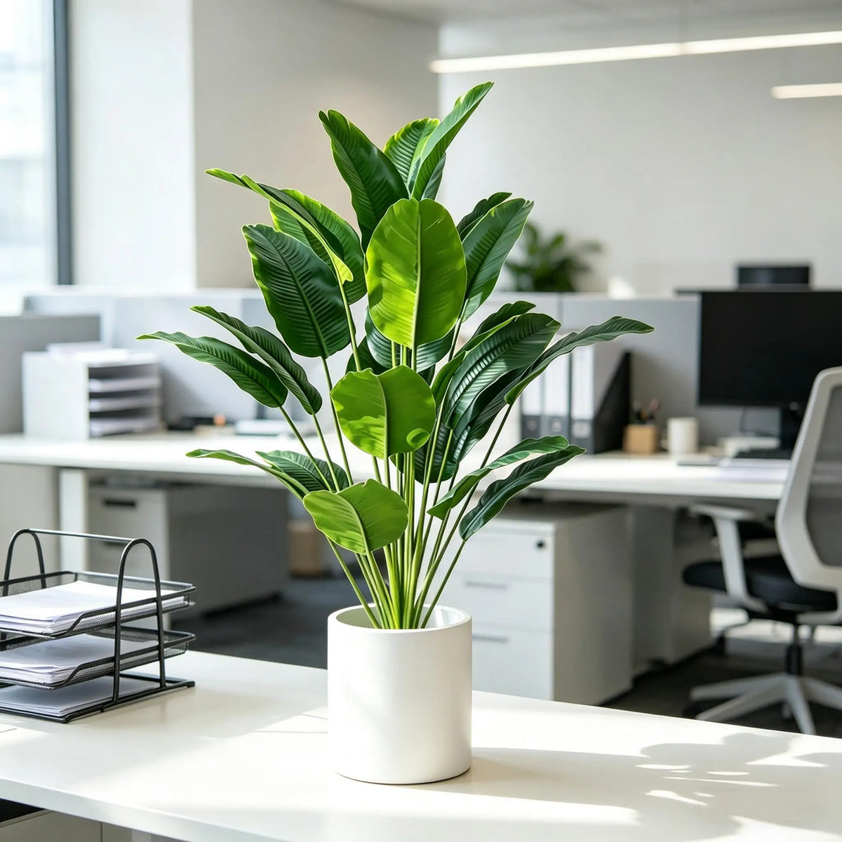 Large Artificial Tree Tropical Fake Palm Plant 67-112cm Home Decor