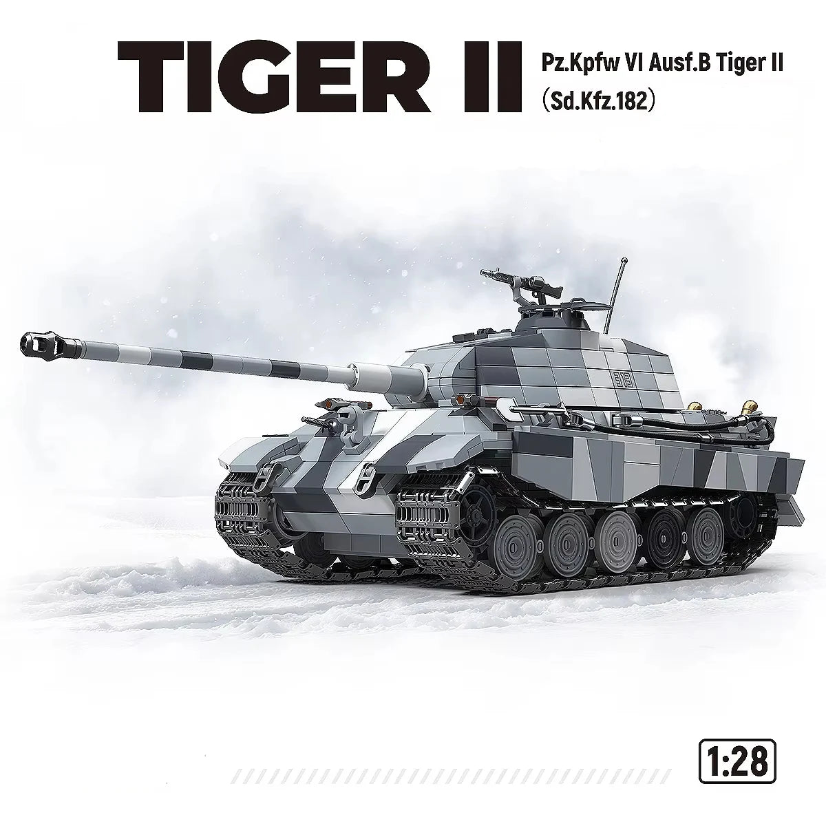 WW2 German Panther G Tank Building Blocks Military Brick Model Toy Set