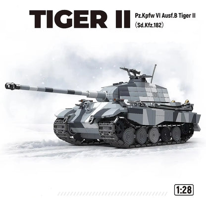 WW2 German Panther G Tank Building Blocks Military Brick Model Toy Set