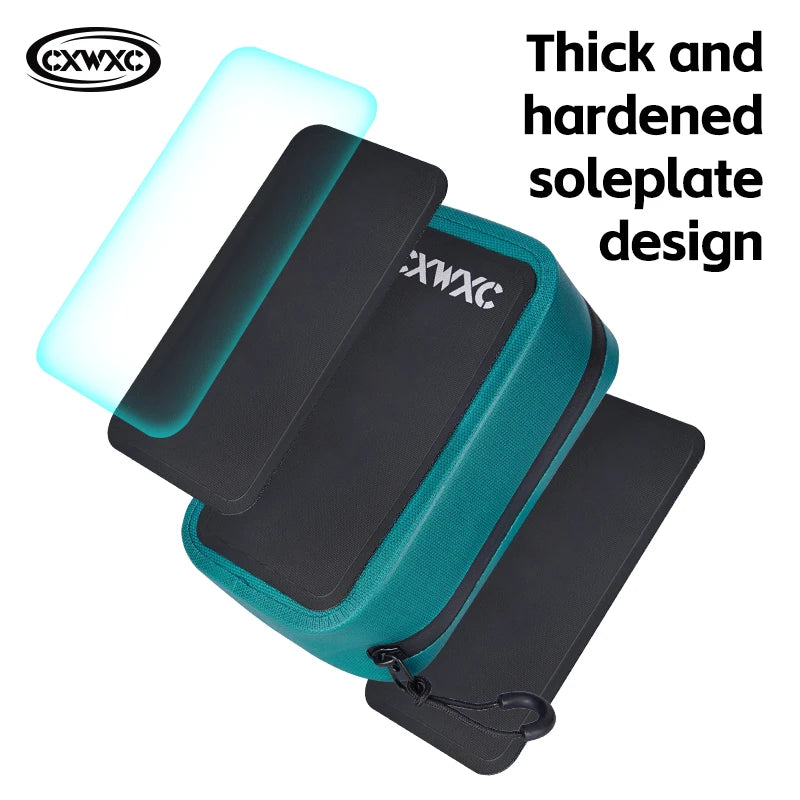 Waterproof Bike Saddle Bag CXWXC 0.6L TPU Hard Shell BOA Tail Pouch