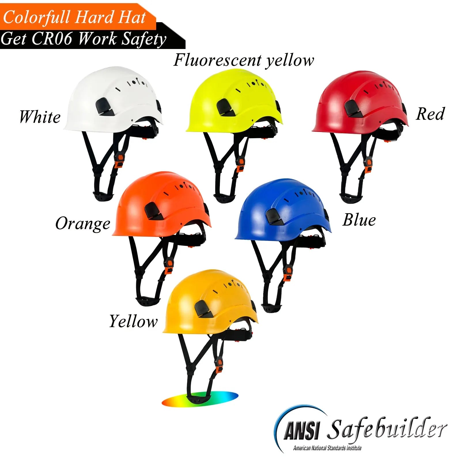 CE Work Safety Hard Hat, Ventilated, Adjustable, Construction Helmet for Men & Women-EXPROTAS
