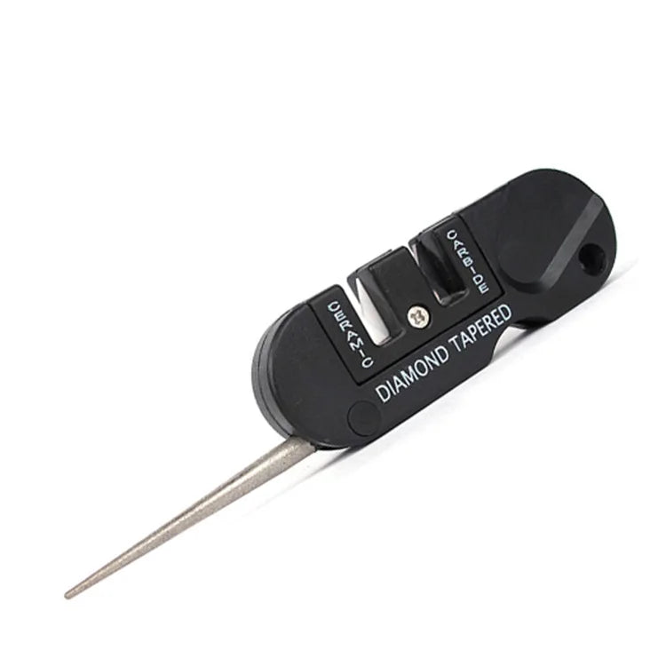 4-in-1 Tungsten Ceramic Carbide Knife Sharpener Portable Outdoor Camp Tool