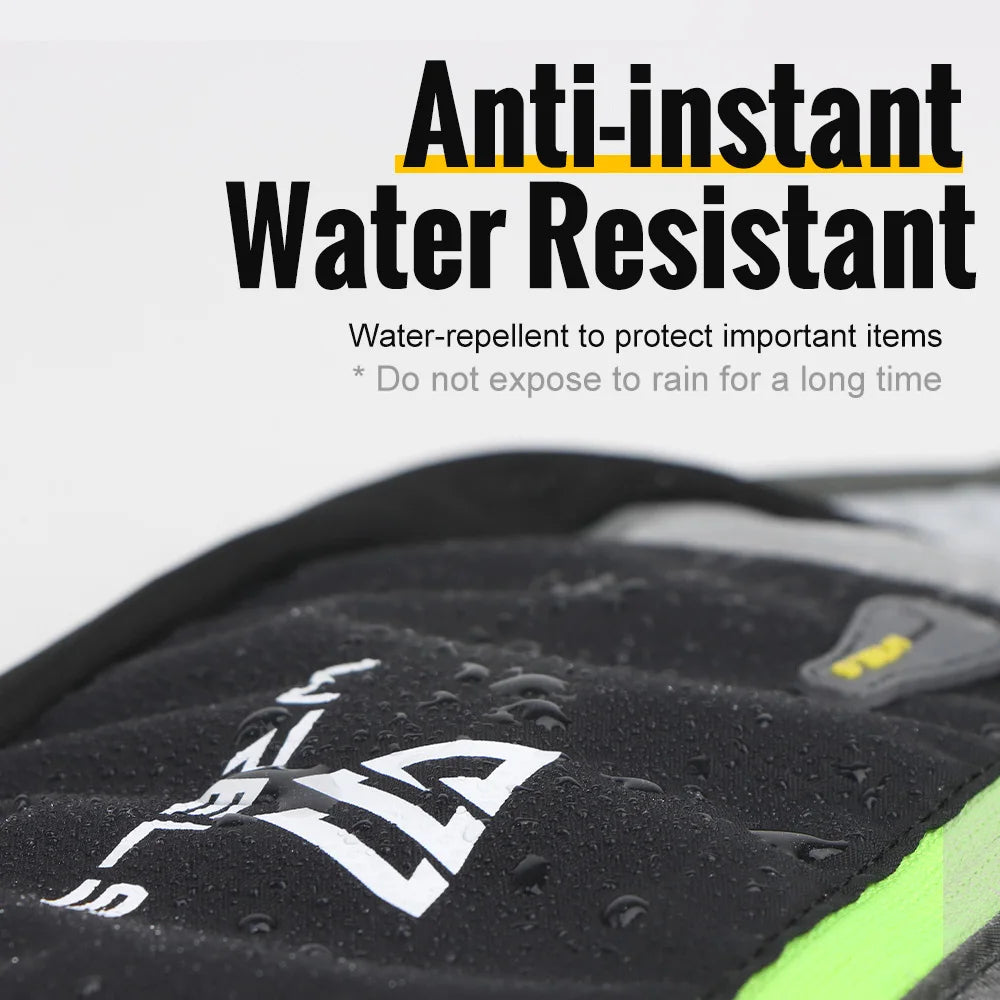 Running Waist Bag Waterproof Sports Pack Unisex Hiking Belt with Pockets