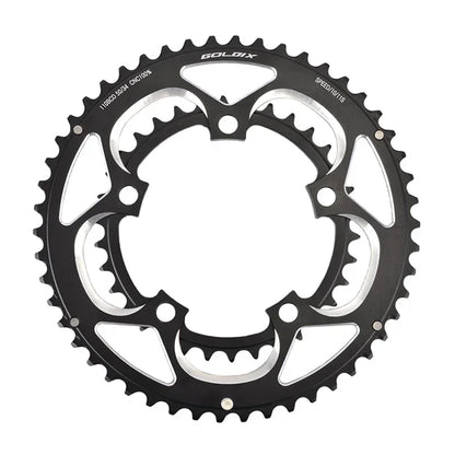 GOLDIX 110BCD Double Chainring 50-34T for Road Bike Crankset, 9/10/11 Speed Folding Bike