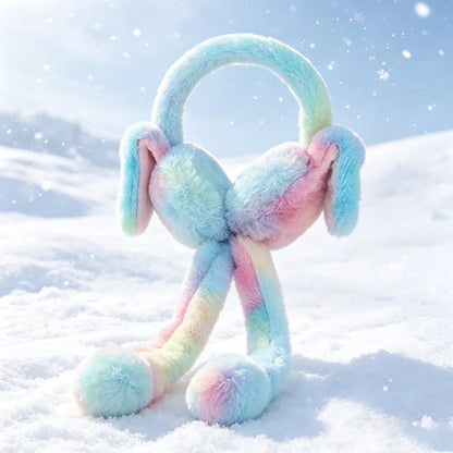 Ear Warmer Plush Rabbit Earmuffs for Kids Winter Cute Girls Accessories