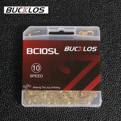 MTB Road Bike Chain BUCKLOS 8-12 Speed 116/126 Links Bicycle