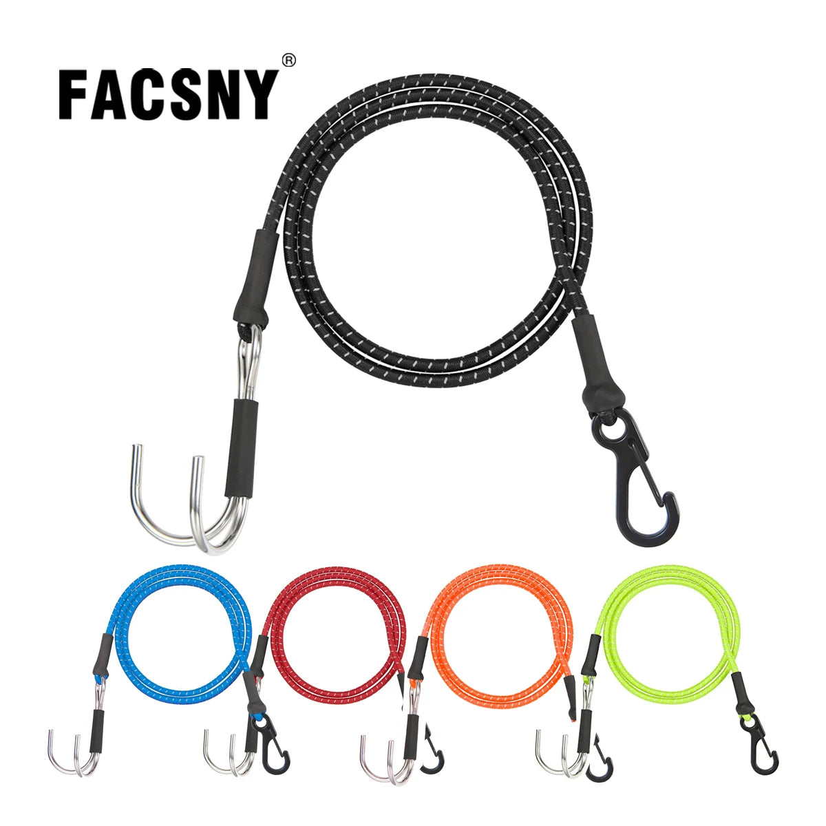 1/10 Kinetic Winch Strap RC Crawler Hook Rescue Trailer Elastic Rope