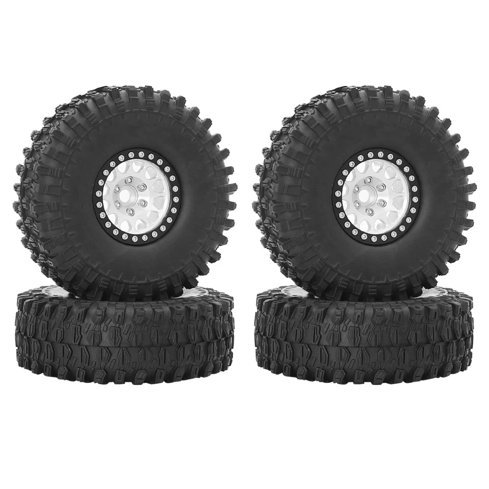 Beadlock Wheel 1.9 Metal Rim for 1/10 RC Crawler Axial SCX10 TRX-4 Redcat