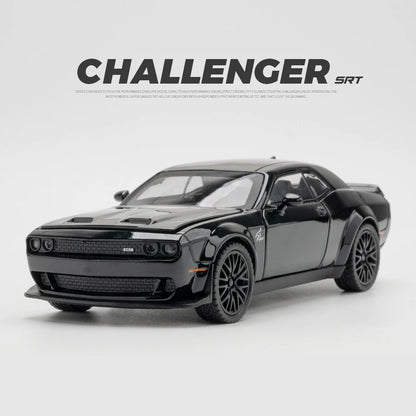 1:32 Simulation Dodge Challenger Helicat SRT Red Eye Alloy Cars Toy Diecasts Vehicles Metal Model Car Decoration Kids Gift Boy-EXPROTAS