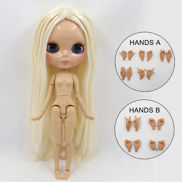 ICY DBS Blyth doll 1/6 bjd tan skin joint body shiny face 30cm toy girls gift-EXPROTAS