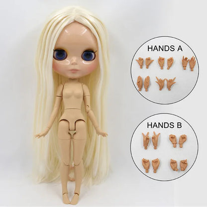 ICY DBS Blyth doll 1/6 bjd tan skin joint body shiny face 30cm toy girls gift-EXPROTAS