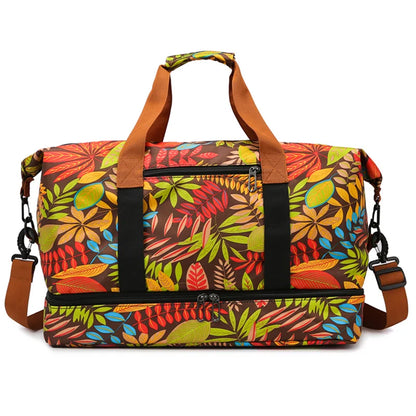 Travel Gym Bag Luggage Portable Fitness Shoulder Crossbody Handbags For Women Men  Outdoor Duffel Carry On Weekender Yoga Bag-EXPROTAS