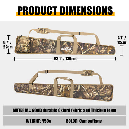 Rifle Case Tactical Waterproof Gun Bag for Hunting -47 Padded Backpack