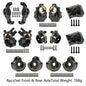 TRX4 Brass Portal Axle Housing Weight System Black 1/10 RC Crawler TRX6
